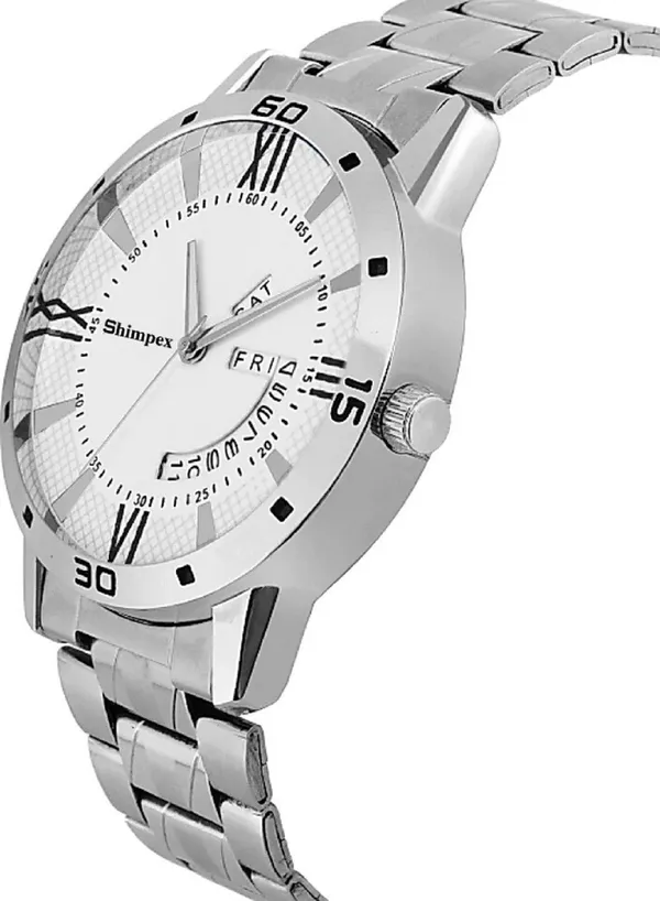 Premium_Watches_Silver_Stainless_Steel_Men_Waterproof_With_A_One_Year_Warranty_Day_And_Date_Analog