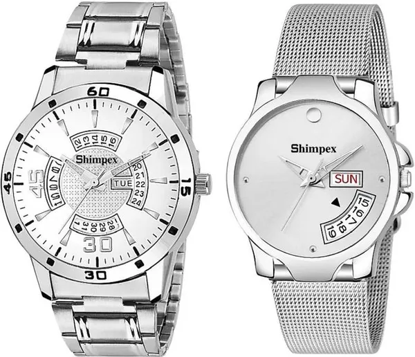 Premium_Watches_Silver_Stainless_Steel_Men_&_Women_Waterproof_With_A_One_Year_Warranty_Day_And_Date_Analog