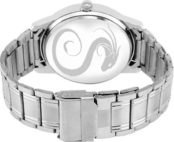 Premium_Watches_Silver_Blue_Stainless_Steel_Men_&_Women_Waterproof_With_A_One_Year_Warranty_Day_And_Date_Analog