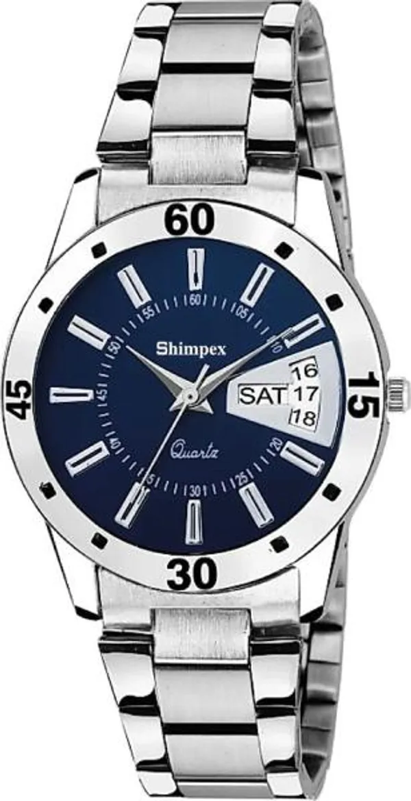 Premium_Watches_Blue_Metal_Men_Waterproof_With_A_One_Year_Warranty_Day_And_Date_Analog