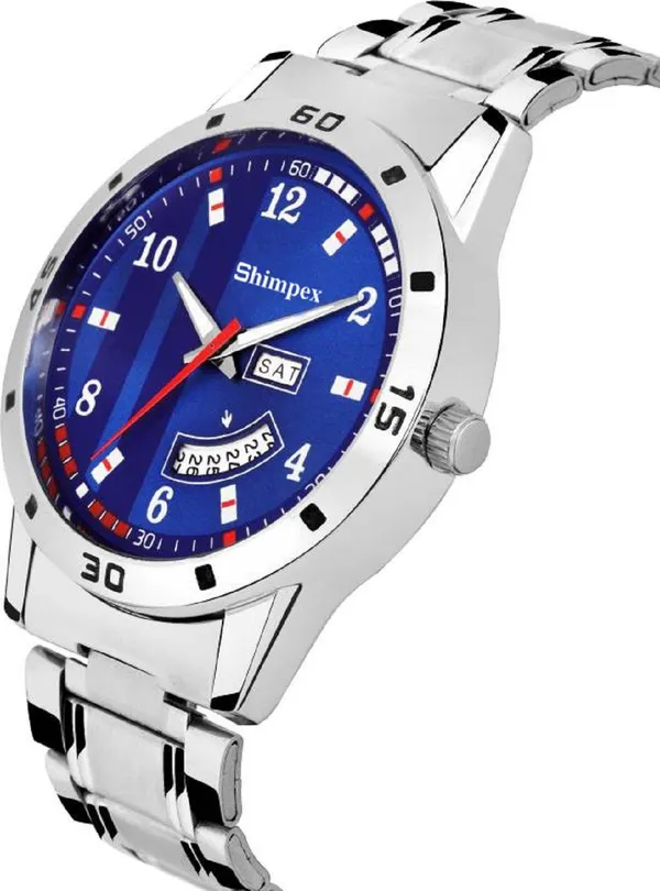 Premium_Watches_Blue_Metal_Boys_Waterproof_With_A_One_Year_Warranty_Day_And_Date_Analog
