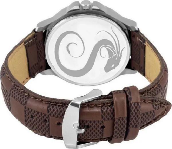 Premium_Watches_Black_White_Metal_Genuine_Leather_Couple_Waterproof_With_A_One_Year_Warranty_Day_And_Date_Analog
