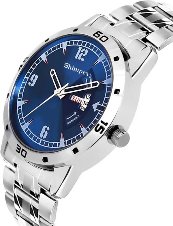 Premium_Watches_Blue_Metal_Men_Waterproof_With_A_One_Year_Warranty_Day_And_Date_Analog