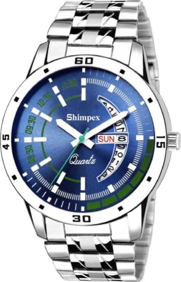 Premium_Watches_Blue_Metal_Men_Waterproof_With_A_One_Year_Warranty_Day_And_Date_Analog