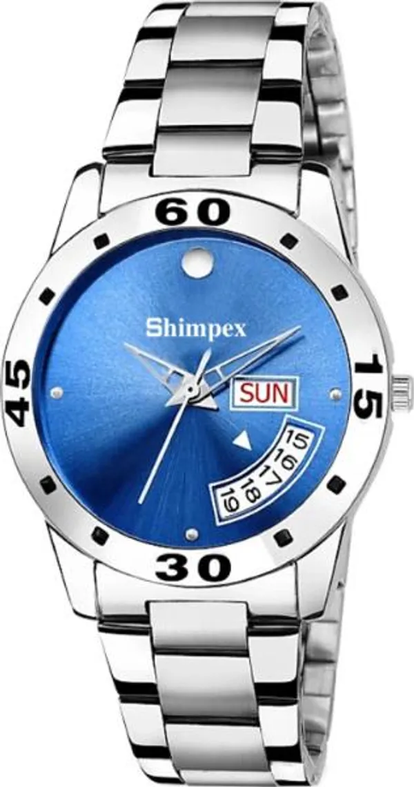 Premium_Watches_Blue_Metal_Men_Waterproof_With_A_One_Year_Warranty_Day_And_Date_Analog