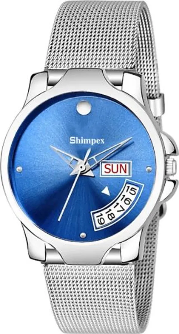 Premium_Watches_Blue_Metal_Women_Waterproof_With_A_One_Year_Warranty_Day_And_Date_Analog