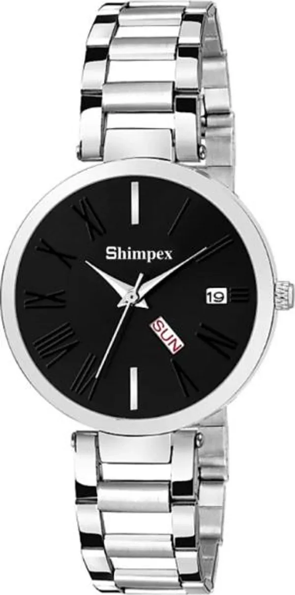 Premium_Watches_Black_Metal_Women_Waterproof_With_A_One_Year_Warranty_Day_And_Date_Analog