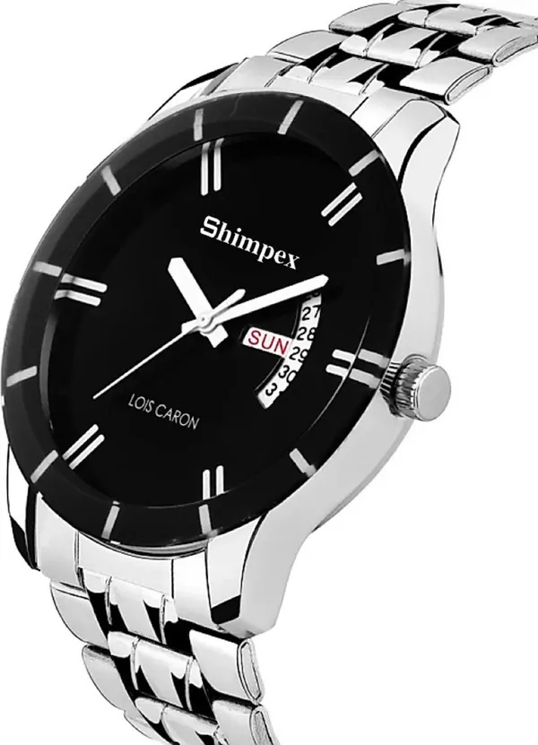 Premium_Watches_Black_Metal_Men_Waterproof_With_A_One_Year_Warranty_Day_And_Date_Analog