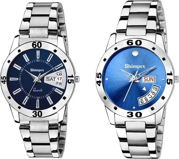 Premium_Watches_Blue_Metal_Men_Waterproof_With_A_One_Year_Warranty_Day_And_Date_Analog