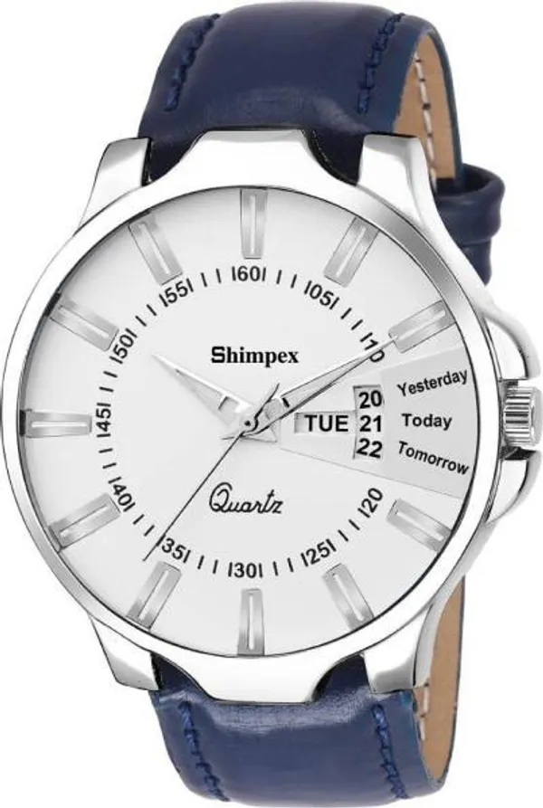 Premium_Watches_Silver_Genuine_Leather_Metal_Men_Waterproof_With_A_One_Year_Warranty_Day_And_Date_Analog
