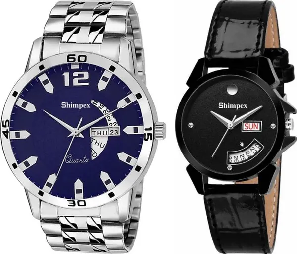 Premium_Watches_Blue_Black_Metal_Men_Waterproof_With_A_One_Year_Warranty_Day_And_Date_Analog