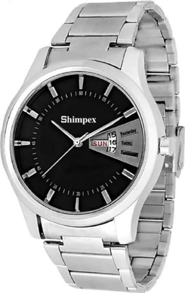 Premium_Watches_Black_Metal_Men_Waterproof_With_A_One_Year_Warranty_Day_And_Date_Analog