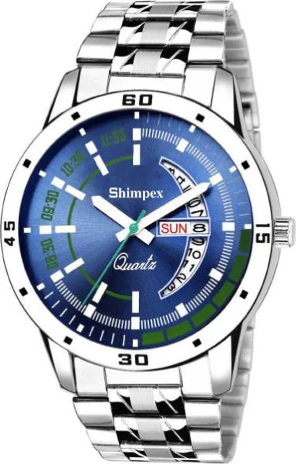 Premium_Watches_Blue_Metal_Men_Waterproof_With_A_One_Year_Warranty_Day_And_Date_Analog