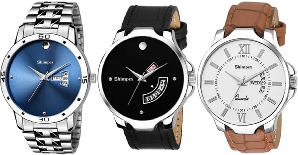 Shimpex_Good_Quality__Watches_Blue_Genuine_Leather_Metal_Boys_Waterproof_With_A_One_Year_Warranty_Day_And_Date_Analog
