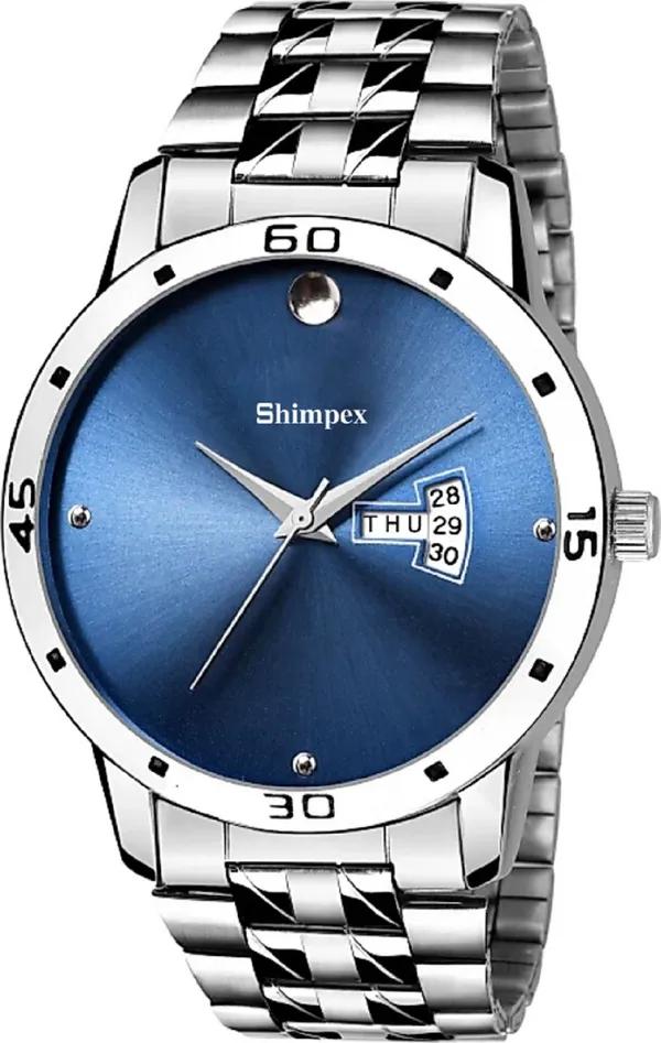 Premium_Watches_Black_Genuine_Leather_Men_Waterproof_With_A_One_Year_Warranty_Day_And_Date_Analog