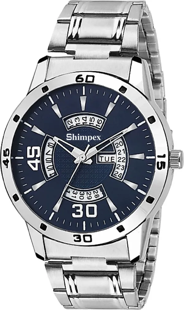 Shimpex_Good_Quality__Watches_Black_Genuine_Leather_Women_Waterproof_With_A_One_Year_Warranty_Day_And_Date_Analog