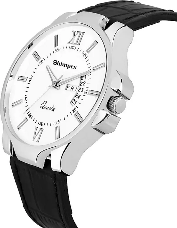Premium_Watches_White_Genuine_Leather_Men_Waterproof_With_A_One_Year_Warranty_Day_And_Date_Analog