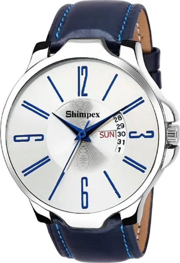 Premium_Watches_White_Genuine_Leather_Men_Waterproof_With_A_One_Year_Warranty_Day_And_Date_Analog