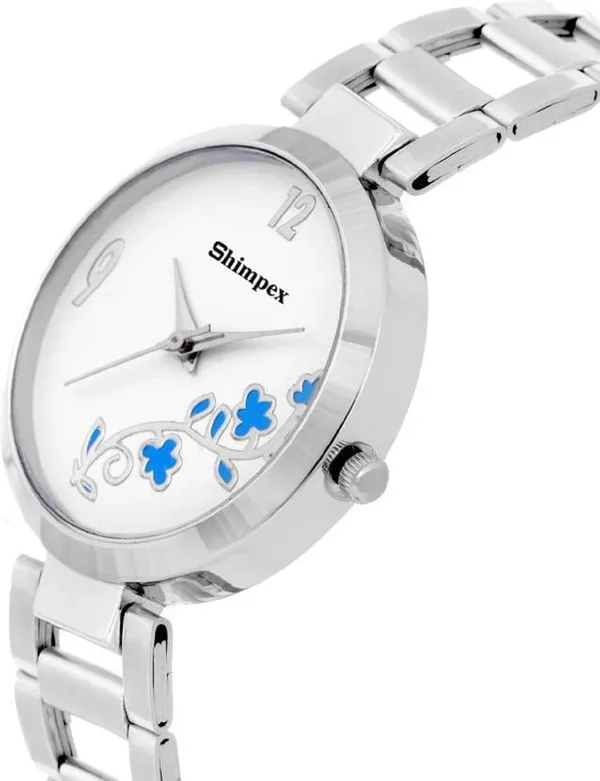 Premium_Watches_Silver_Metal_Women_Waterproof_With_A_One_Year_Warranty_Day_And_Date_Analog