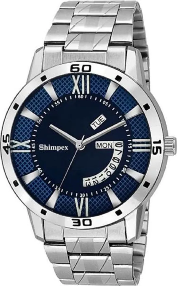 Premium_Watches_Blue_Black_Metal_Men_Waterproof_With_A_One_Year_Warranty_Day_And_Date_Analog
