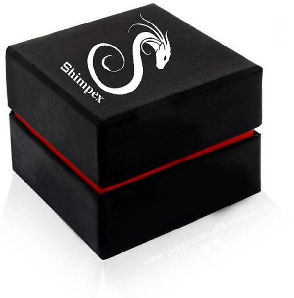 Premium_Watches_Black::White_Genuine_Leather_Men_Waterproof_with_a_one-year_warranty