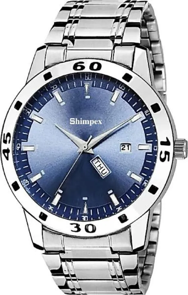 Premium_Watches_Blue_Stainless_Steel_Men_Waterproof_With_A_One_Year_Warranty_Day_And_Date_Analog