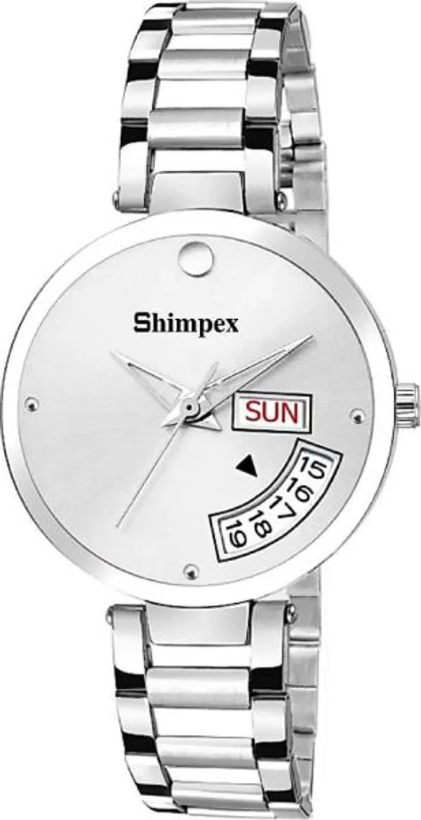 Premium_Watches_White_Metal_Girls_Waterproof_With_A_One_Year_Warranty_Day_And_Date_Analog