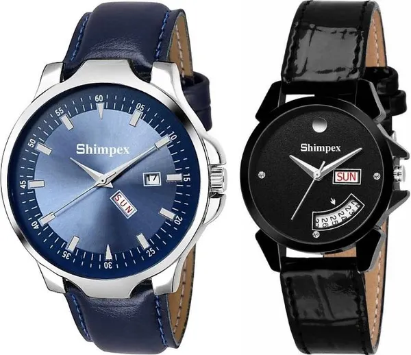 Premium_Watches_White_Genuine_Leather_Boys_&_Girls_Waterproof_With_A_One_Year_Warranty_Day_And_Date_Analog