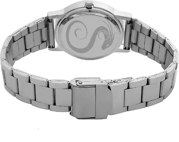 Premium_Watches_White_Stainless_Steel_Boys_&_Girls_Waterproof_With_A_One_Year_Warranty_Day_And_Date_Analog