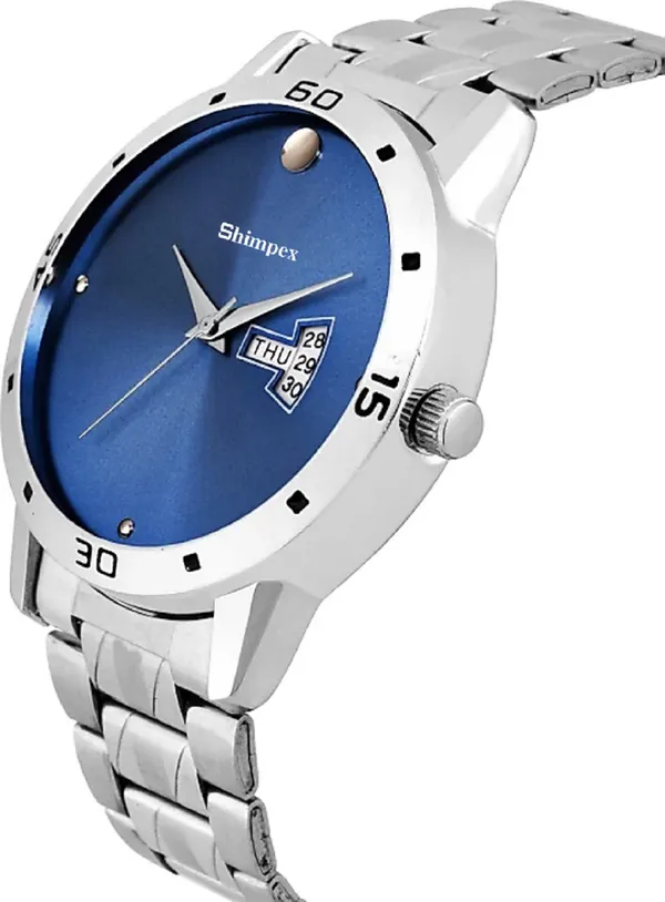 Premium_Watches_Blue_Metal_Men_Waterproof_With_A_One_Year_Warranty_Day_And_Date_Analog
