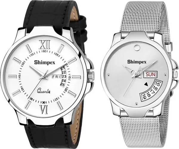 Premium_Watches_White_Silver_Metal_Men_Waterproof_With_A_One_Year_Warranty_Day_And_Date_Analog