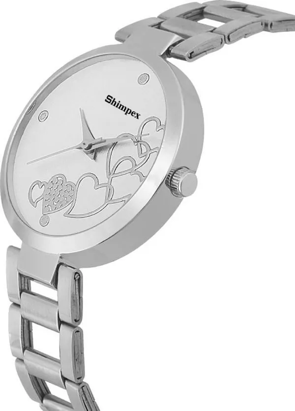 Premium_Watches_White_Metal_Women_Waterproof_With_A_One_Year_Warranty_Day_And_Date_Analog