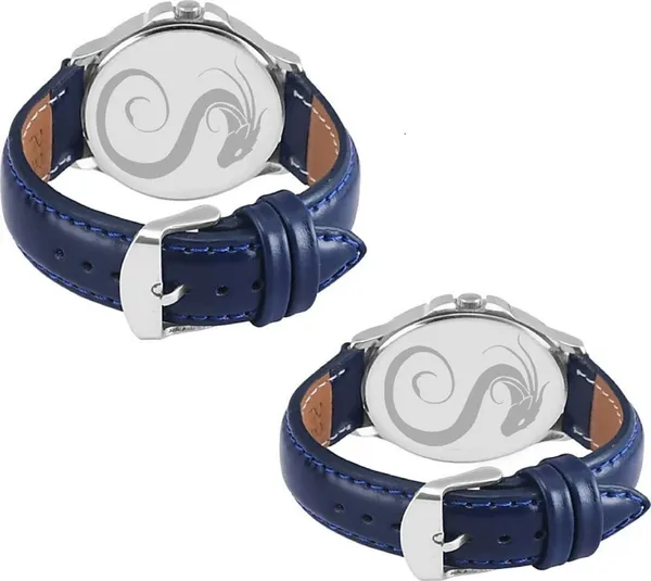 Premium_Watches_Blue_Genuine_Leather_Men_&_Women_Waterproof_With_A_One_Year_Warranty_Day_And_Date_Analog