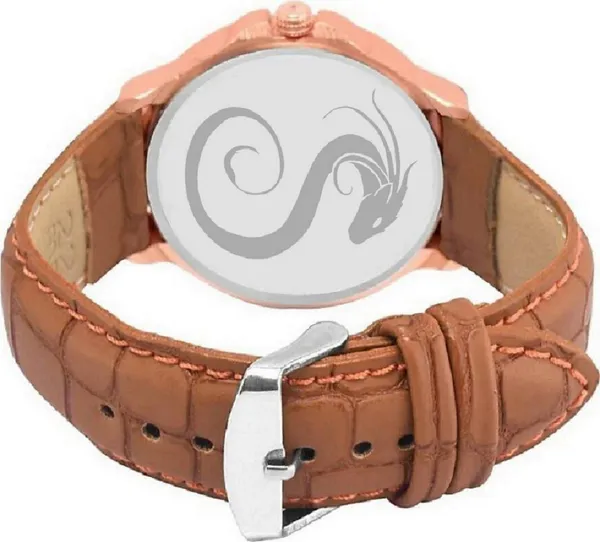 Premium_Watches_White_Genuine_Leather_Metal_Couple_Waterproof_With_A_One_Year_Warranty_Day_And_Date_Analog
