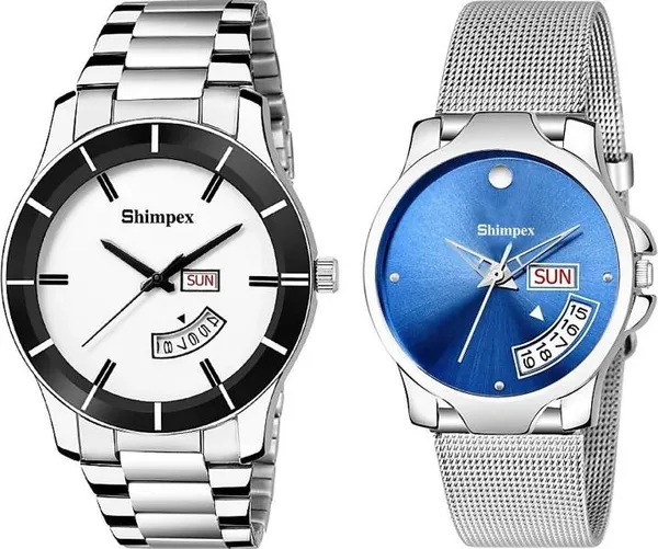 Premium_Watches_Multicolor_Genuine_Leather_Metal_Boys_&_Girls_Waterproof_With_A_One_Year_Warranty_Day_And_Date_Analog