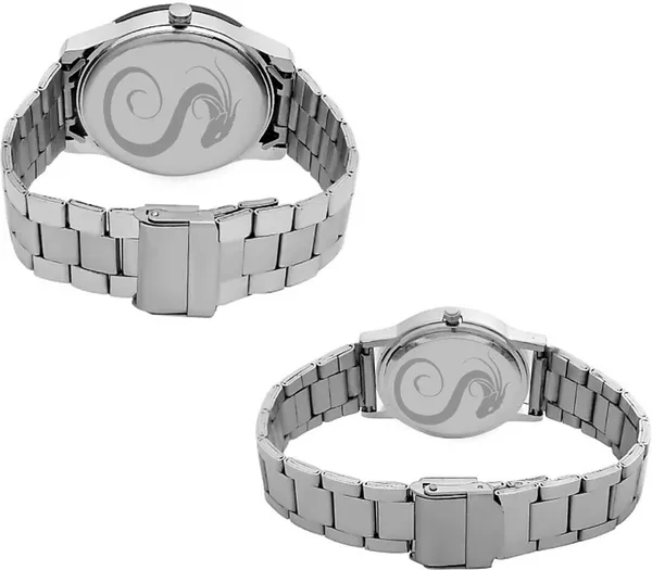 Premium_Watches_Blue_Metal_Couple_Waterproof_With_A_One_Year_Warranty_Day_And_Date_Analog