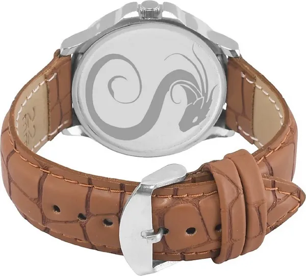 Premium_Watches_White_Genuine_Leather_Boys_Waterproof_With_A_One_Year_Warranty_Day_And_Date_Analog