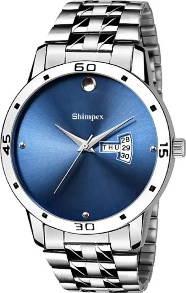 Premium_Watches_Blue_Metal_Men_Waterproof_With_A_One_Year_Warranty_Day_And_Date_Analog
