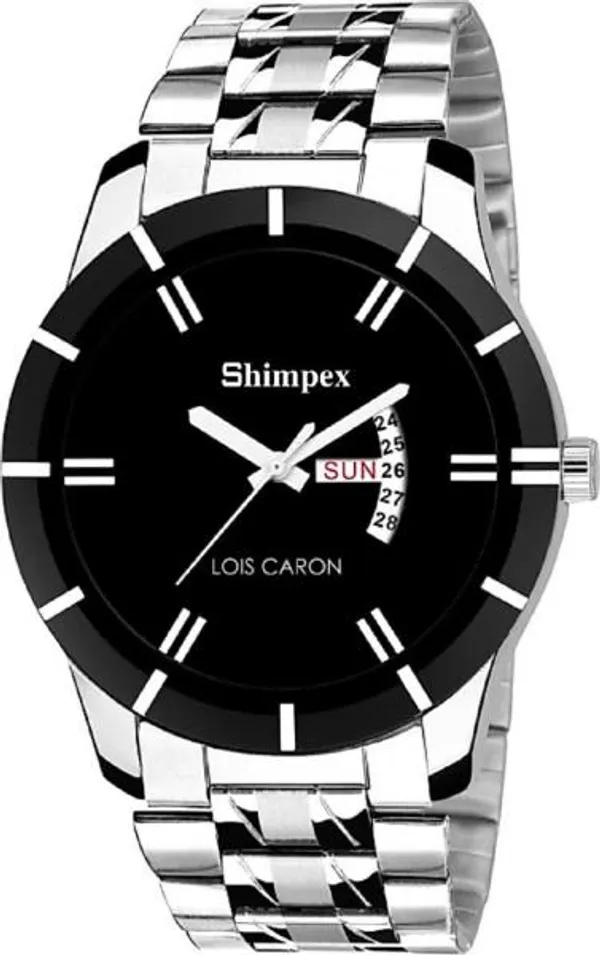 Premium_Watches_Black_Metal_Men_Waterproof_With_A_One_Year_Warranty_Day_And_Date_Analog