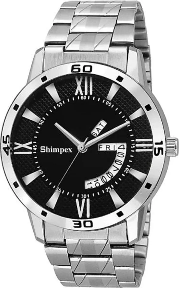 Premium_Watches_Black_Metal_Men_Waterproof_With_A_One_Year_Warranty_Day_And_Date_Analog