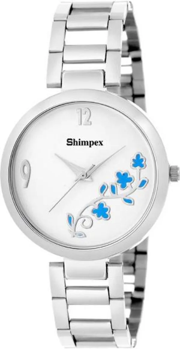 Premium_Watches_Silver_Metal_Women_Waterproof_With_A_One_Year_Warranty_Day_And_Date_Analog