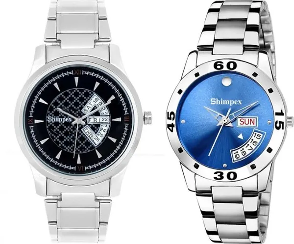 Premium_Watches_White_Genuine_Leather_Metal_Girls_Waterproof_With_A_One_Year_Warranty_Day_And_Date_Analog