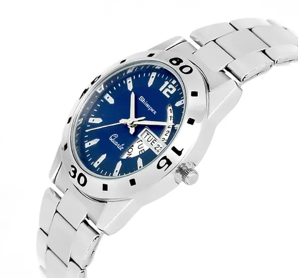 Premium_Watches_Blue_Stainless_Steel_Men_Waterproof_With_A_One_Year_Warranty_Day_And_Date_Analog