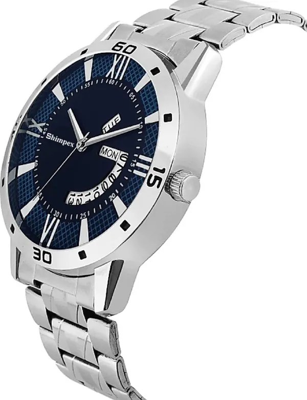 Premium_Watches_Blue_Stainless_Steel_Men_Waterproof_With_A_One_Year_Warranty_Day_And_Date_Analog