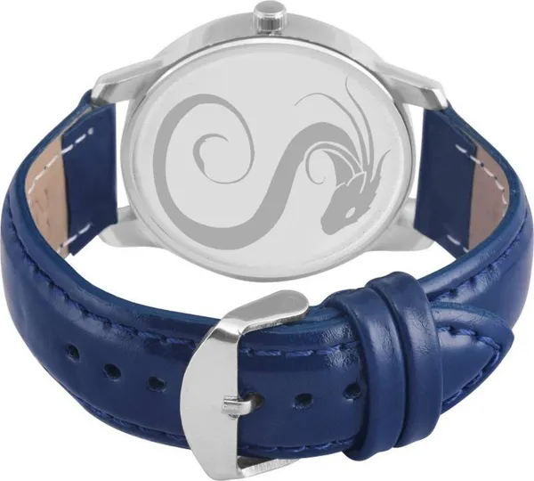 Premium_Watches_Blue_Genuine_Leather_Men_Waterproof_With_A_One_Year_Warranty_Day_And_Date_Analog