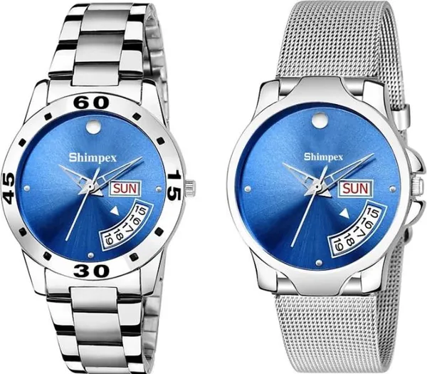 Premium_Watches_White_Genuine_Leather_Metal_Girls_Waterproof_With_A_One_Year_Warranty_Day_And_Date_Analog