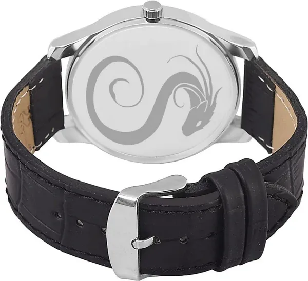 Premium_Watches_Black_Genuine_Leather_Boys_Waterproof_With_A_One_Year_Warranty_Day_And_Date_Analog