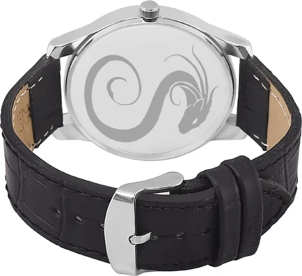 Premium_Watches_Black_Genuine_Leather_Boys_Waterproof_With_A_One_Year_Warranty_Day_And_Date_Analog