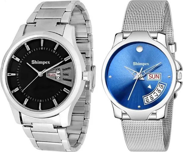 Premium_Watches_White_Metal_Genuine_Leather_Boys_&_Girls_Waterproof_With_A_One_Year_Warranty_Day_And_Date_Analog