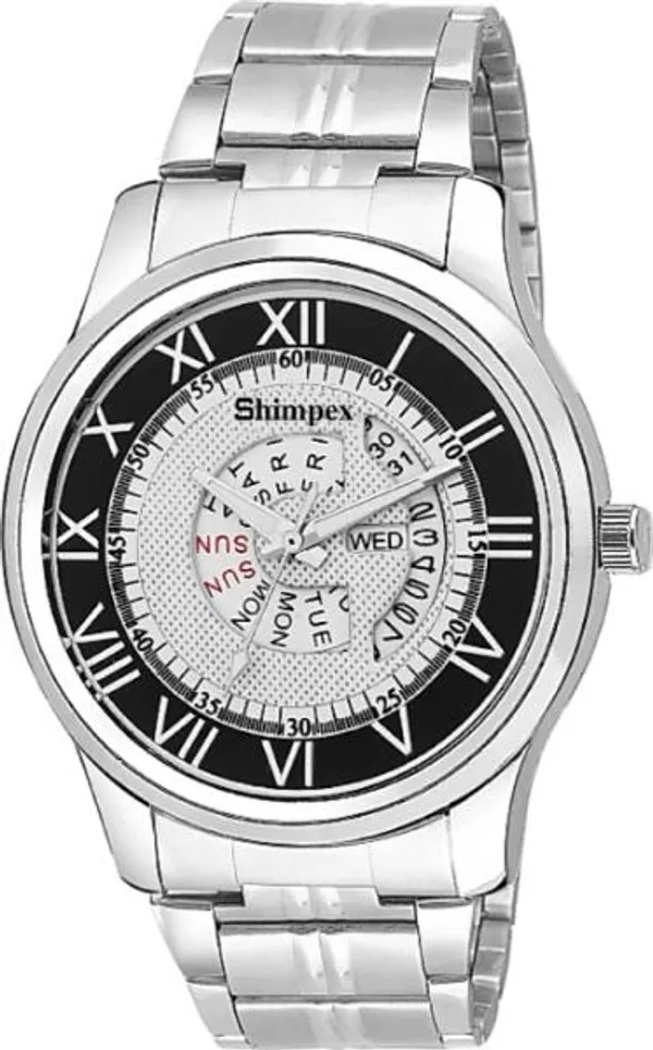 Premium_Watches_White_Metal_Boys_Waterproof_With_A_One_Year_Warranty_Day_And_Date_Analog